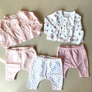 Original NEXT UK Preloved Baby Cardigan & Leggings Bundle Set (5 pcs) UK FIRST SIZE