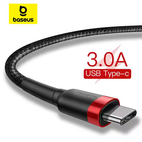 Baseus USB Type C Cable for Samsung S10 S9 Quick Charge 3.0 Cable USB C Fast Charging for Huawei P30