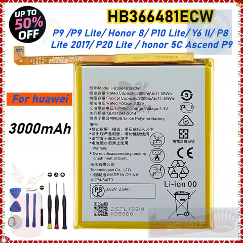 HB366481ECW for Huawei P9 /P9 Lite/ Honor 8/ P10 Lite/ Y6 II/ P8 Lite 2017/ P20 Lite / honor 5C Asce