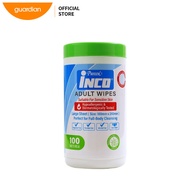 Pureen Inco Adult Wipes Jar 100S (Ecom)