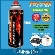 BUTANE CARTRIDGE PORTABLE BUTANE STOVE OUTDOOR CAMPING 230G