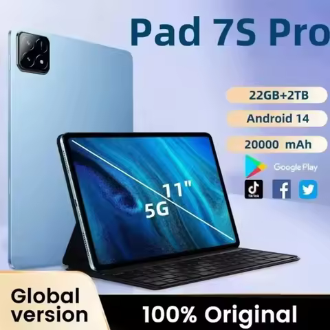 2025 Original Pad 7S Pro Tablet PC 11inch Snapdragon 8 gen3 Tab 22GB+2TB Android 14 Tablets 20000mAh