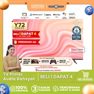 [Google TV]COOCAA TV 75 inch Y72 - Smart TV - 4K - UHD - Netflix/Youtube - Google Assistant - Dolby 