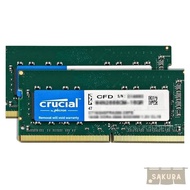 Crucial CFD Sales Notebook PC Memory DDR4-3200 (PC4-25600) 16GBx2 (32GB) Compatibility Guaranteed Un