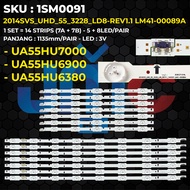 Backlight TV SAMSUNG 55 Inch UA55HU7000 UA55HU6900 UA55HU6380 Version TS01 2014SVS-UHD-55-3228-LD8-R