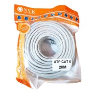 NYK UTP Cat 6 RJ45 LAN Cable 20 Meters Long