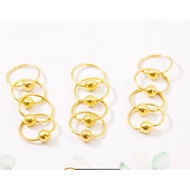 300-GRADE GENUINE GOLD BABY EARRINGS 6K