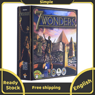 【7 Wonders】เกมกระดาน เกมเล่นหลายคน 7 Wonders Board Gameเวอร์ชั่นภาษาอังกฤษGame Party Duel Wonders บอ