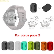 Doublebuy Smartwatch Accessories Dustproof Soft Silicone Cover Charging Port Protective Case-Compatible for Coros Pace 2