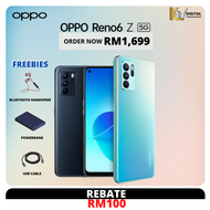 Original OPPO Reno6 Z 5G Smartphone | 8GB RAM + 128GB ROM | 30W VOOC Flash Charge 4.0 | Every Emotion, In Portrait. with Gifts