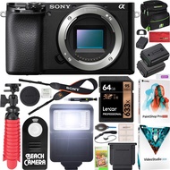 Sony a6100 Mirrorless Camera 4K APS-C Body Only Interchangeable Lens Camera ILCE-6100B with Deco Gea