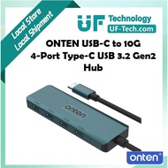 ONTEN USB-C to 10G 4-Port Type-C USB 3.2 Gen2 Hub OTN-UC620