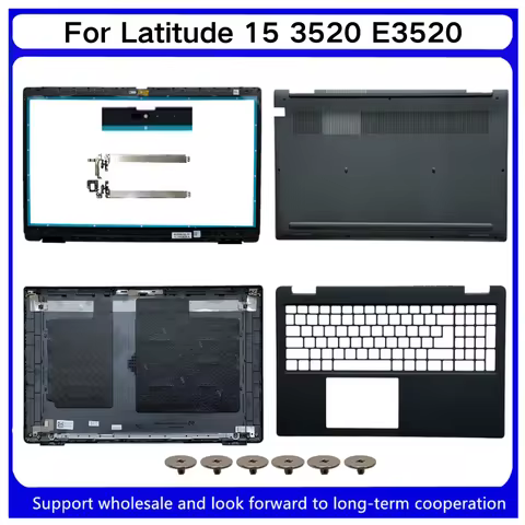 New For Kailxuling Latitude 15 3520 E3520 LCD Back Cover A Shell 017XCF 04Y37V / Front Bezel 0X5CF4 