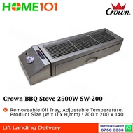 Crown Electric Barbecue Stove 2500W SW-200