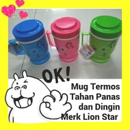 Gelas/Mug Termos, Lion Star 360 ml.(KHUSUS GOJEK).