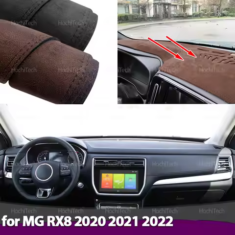 Suede Leather Dashmat Dash Mat Cover Dashboard Pad Sunshade Carpet Car Accessory for MG RX8 RX 8 RX-