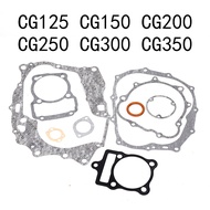 Motorcycle For CG125 CG150 CG200 CG250 CG300 CG350  Engine Gaskets Cylinder Head Piston Gasket Set C