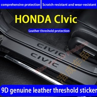 HONDA CIvic dedicated threshold strip threshold sticker leather protective sticker threshold protect