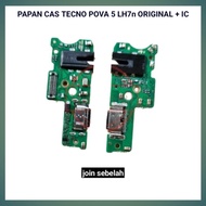 ORIGINAL PLUS ORIGINAL TECNO POVA 5 LH7n CHARGER CONNECTOR PCB CHARGER BOARD PLUS IC