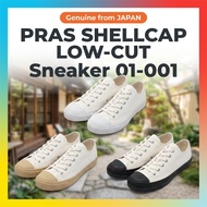 PRAS SHELLCAP Low Sneakers Made in Japan Vulcanized Canvas Shoes 01-001
