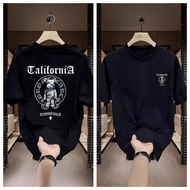 COD In Stock Locally100% Milk silk T-Shirt Lelaki New Fashion Short-Sleeved T-Shirt Casual Sports Ro