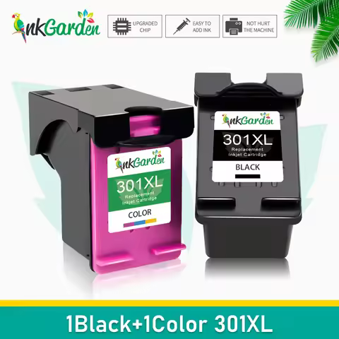 InkGarden 301XL Ink Cartridge For HP301 HP 301 XL Compatible Deskjet 2050 2050a 2510 2511 2512 2514 