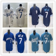 Kansas City Kansas City Royals Men's 7 WITT.JR Baseball Uniform Jersey