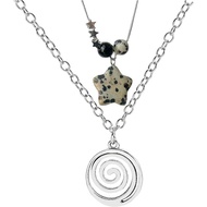 2 Pcs Aksesori Y2k Kalung Y2k untuk Wanita Kalung Bintang Kalung Grunge Aksesori Grunge Perhiasan Gr