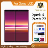 Original For Sony Xperia 5 X5 J8210 J8270 J9210 SOV41 SO-01M LCD Display Touch Screen Digitizer Repl