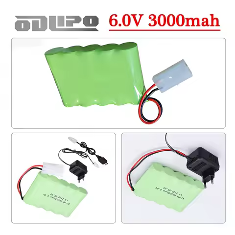 5*AA 3000mAh with Tamiya plug 6.0V Ni-MH Battery For Trucks Tanks Robots Gun Rc toys Cars, Upgrade 6