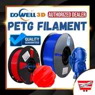 Dowell3D PETG 3D Printer Filament 1.75mm – 1KG Spool | Strong & Durable PETG Material PETG Filament