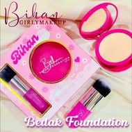 BIHAN BEDAK FOUNDATION Set On The Go (Snow White,Pearl,Classic)