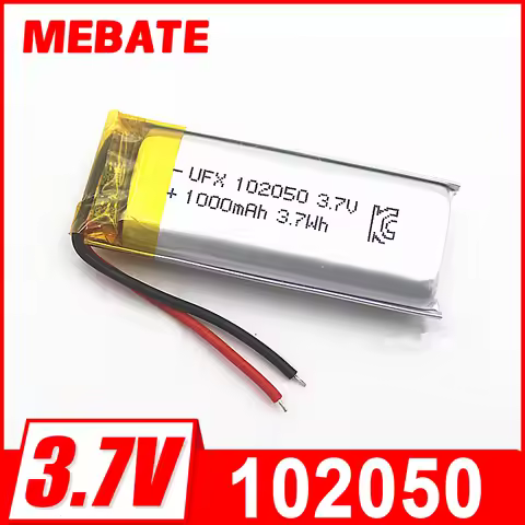 3.7V 1000mAh 102050 Polymer Lithium Battery Lithium Ion Battery For Power Bank GPS 100% Real Capacit