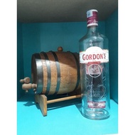 Unique imported Gordon's Pink Gin empty bottle