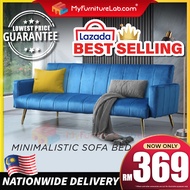 【READY STOCK】𝐌𝐘𝐅𝐔𝐑𝐍𝐈𝐓𝐔𝐑𝐄𝐋𝐀𝐁®: NORDIC Minimalistic 3 Seater Sofa Bed Katil Sofa Murah Furniture Sofa 