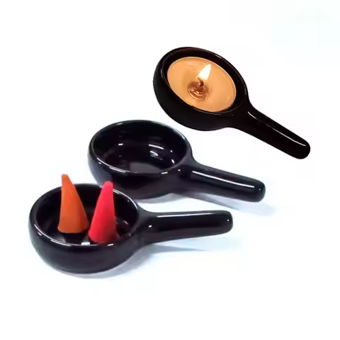 1x ceramics candle tray Tealight Wax Warmer Portable oil incense burner reed diffuser Fragrance hold