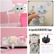 Love Charger Cover for UGREEN UKCA 20W 30W model CD-137/127 PD Fast  25W QH-Z08 square 3-pin Non-fol