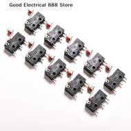 【GE】10Pcs Micro Roller Lever Arm Open and Close Limit Switch 3 Pins KW12-3 PCB Microswitch