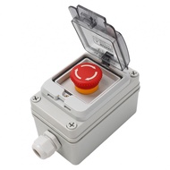 Heavy Duty Stop Button Switch Box with IP67 Waterproof Rating for Industrial Use
