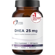 Designs for Health DHEA 25mg - DHEA Supplement for Men + Women - Supplement to Help Support Healthy 