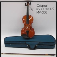 PROMO- SKY LARK VIOLIN/BIOLA OUTFIT 1/2 MV-008 -ASGARDEN08