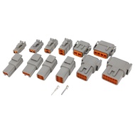 1 Sets DTM 2P-12P DTM06-2S 3S 4S DTM04-2P 3P 4P 6P 8P 12P 20-24AWG Waterproof Connector With Pins Au