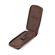 Danh Bạ Hộp Đựng Đồng Hồ Dây Kéo Gia Đình Giá Đỡ Da Nubuck Túi Đựng Đồng Hồ Đeo Tay Nam