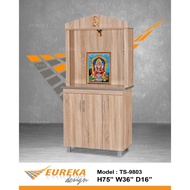 EUREKA 3ft Hindi Altar Prayers Cabinet Indian Wooden (Deliver & Installation Klang Valley)