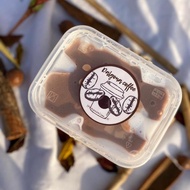 Dalgona coffee slime