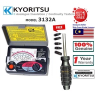 Kyoritsu 3132A Analogue Insulation / Continuity Testers (NEW & ORI KYORITSU)