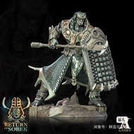 [White Model Unpainted] Medieval Magic War Chess 3D Printing Coating Practice Hand Warhammer GK Mode