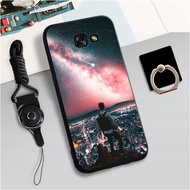 Casing for Samsung Galaxy A9 2016/A9000/A9100/A9 Pro 2016 Silicon Soft Ruber Phone Case with Free Rope &amp; Ring Holder