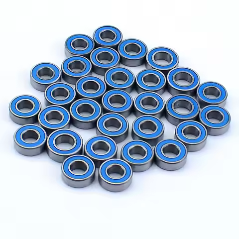 30pcs RC Truck Metal Bearings Kit 6x12x4mm 5x11x4mm for 1/14 Tamiya Semi Tipper Trailer SCANIA 770S 