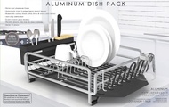 Rak piring aluminium minimalis rak pengering piring dish rack